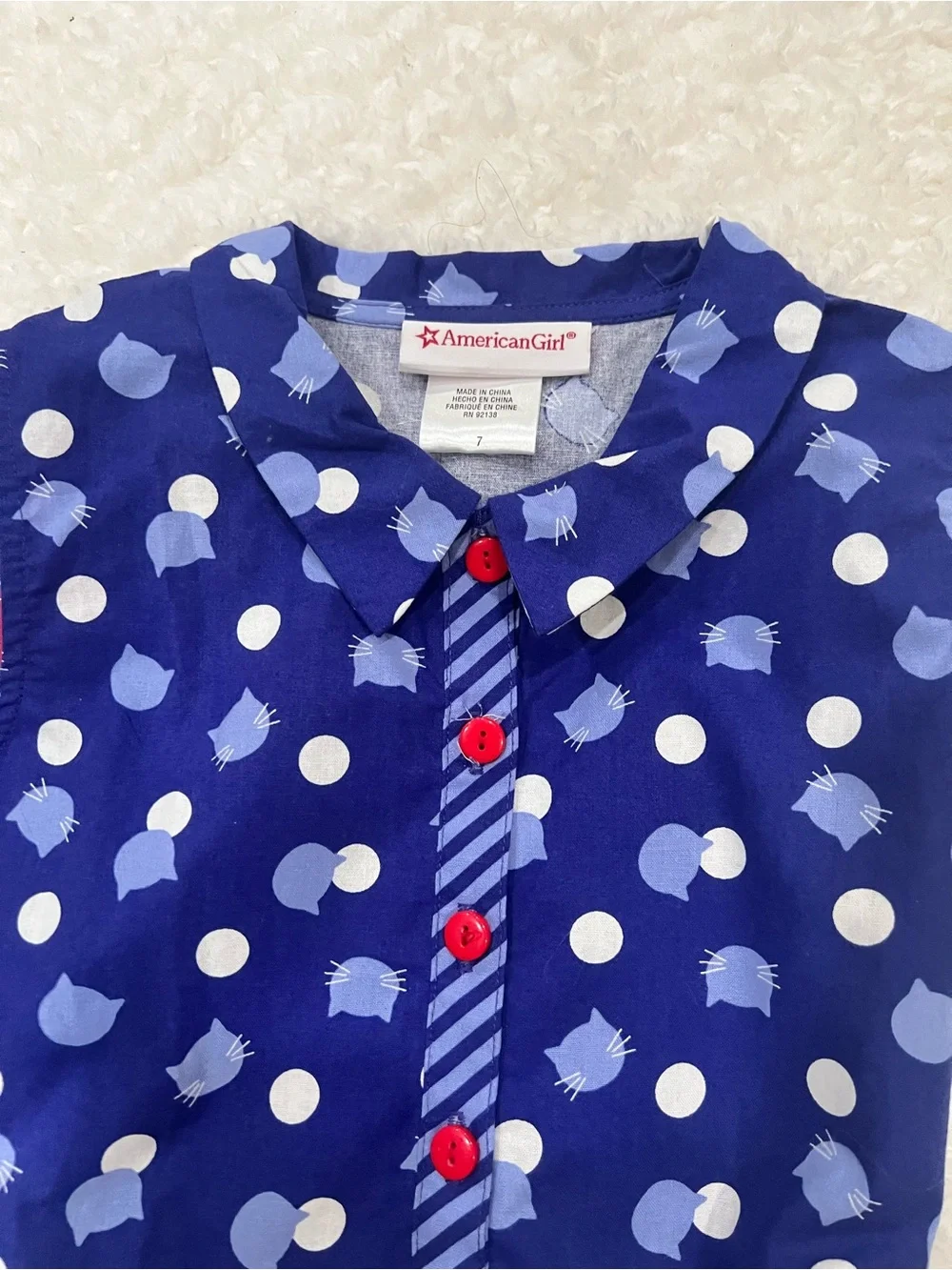 American Girl sleeveless navy